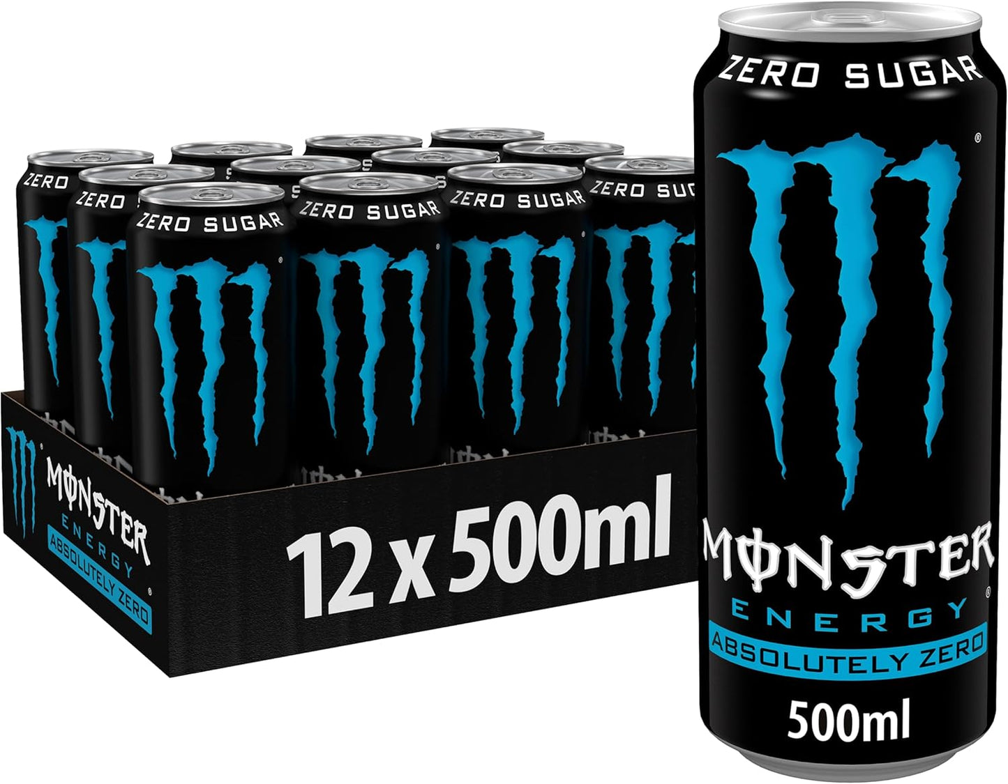 Monster Energy Drink Absolutely Zero Sugar 12 x 500ml