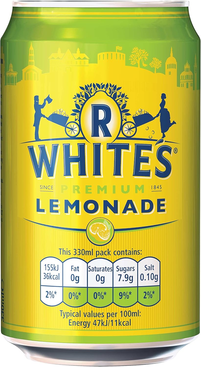 R Whites Lemonade 330ml (Pack of 24)