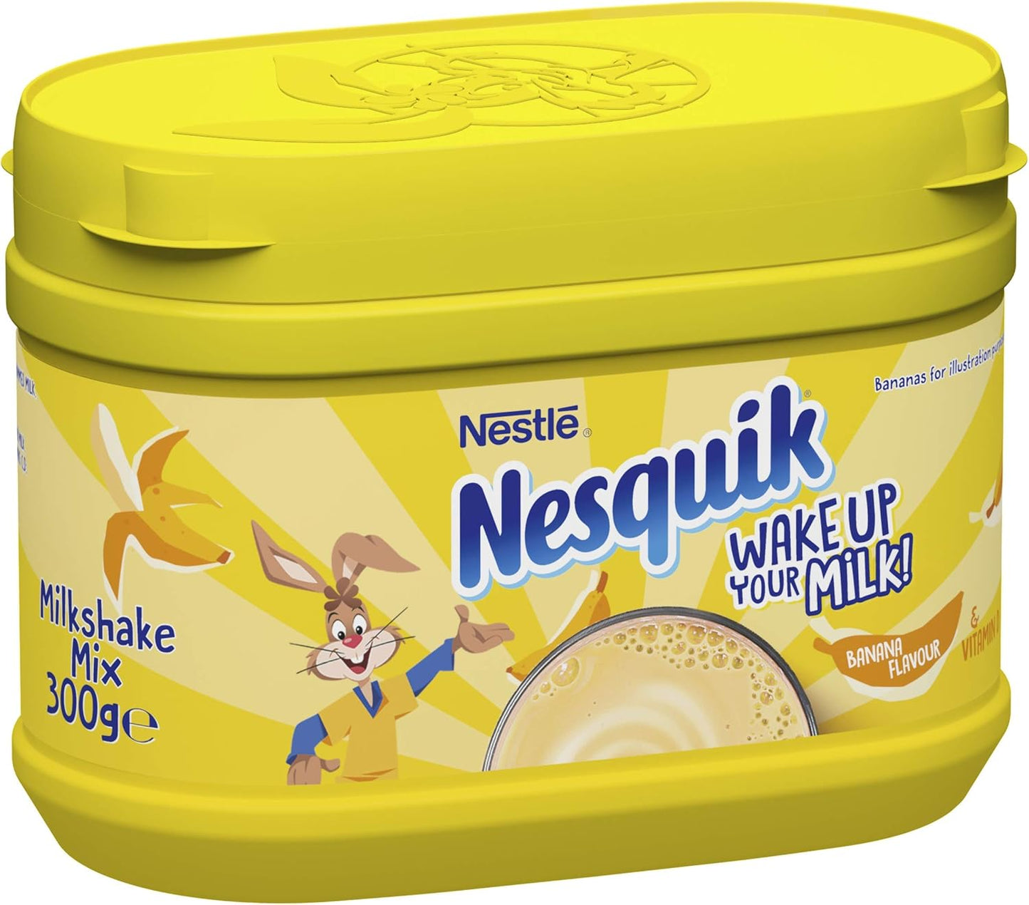 Nesquik Banana Flavour Milkshake Powder 300 g (Pack of 5)