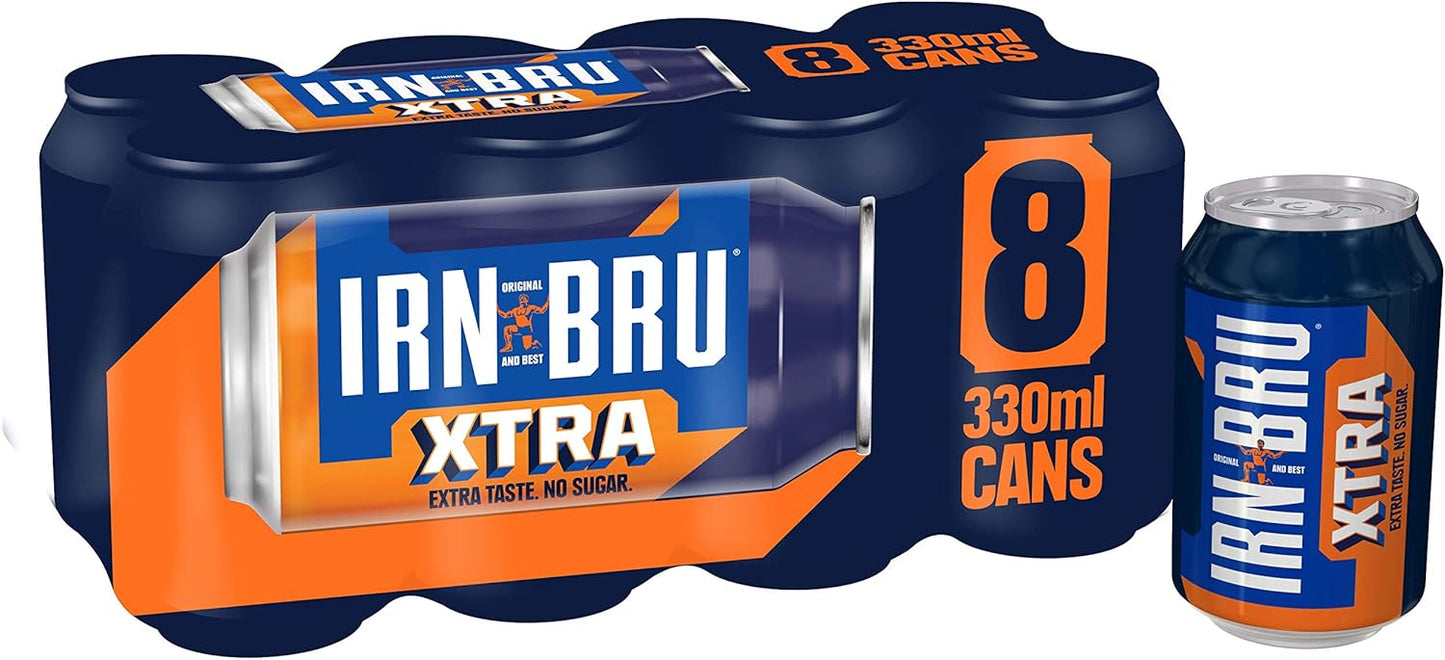 IRN-BRU 1901, 24 Pack A Very Special Vintage Recipe, No Caffeine, Full Sugar, Taste The First Ever IRN-BRU Recipe - 24 x 330ml Cans