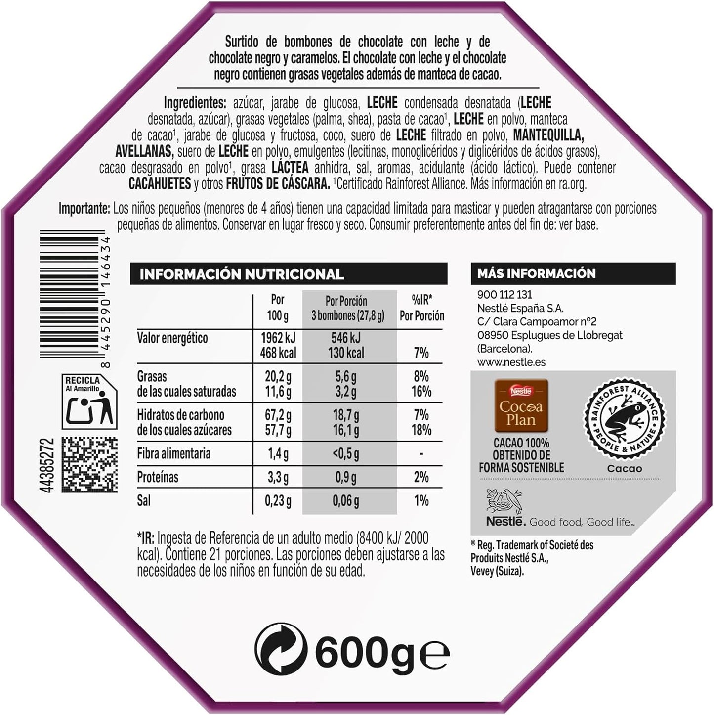 Quality Street Tub 550g
