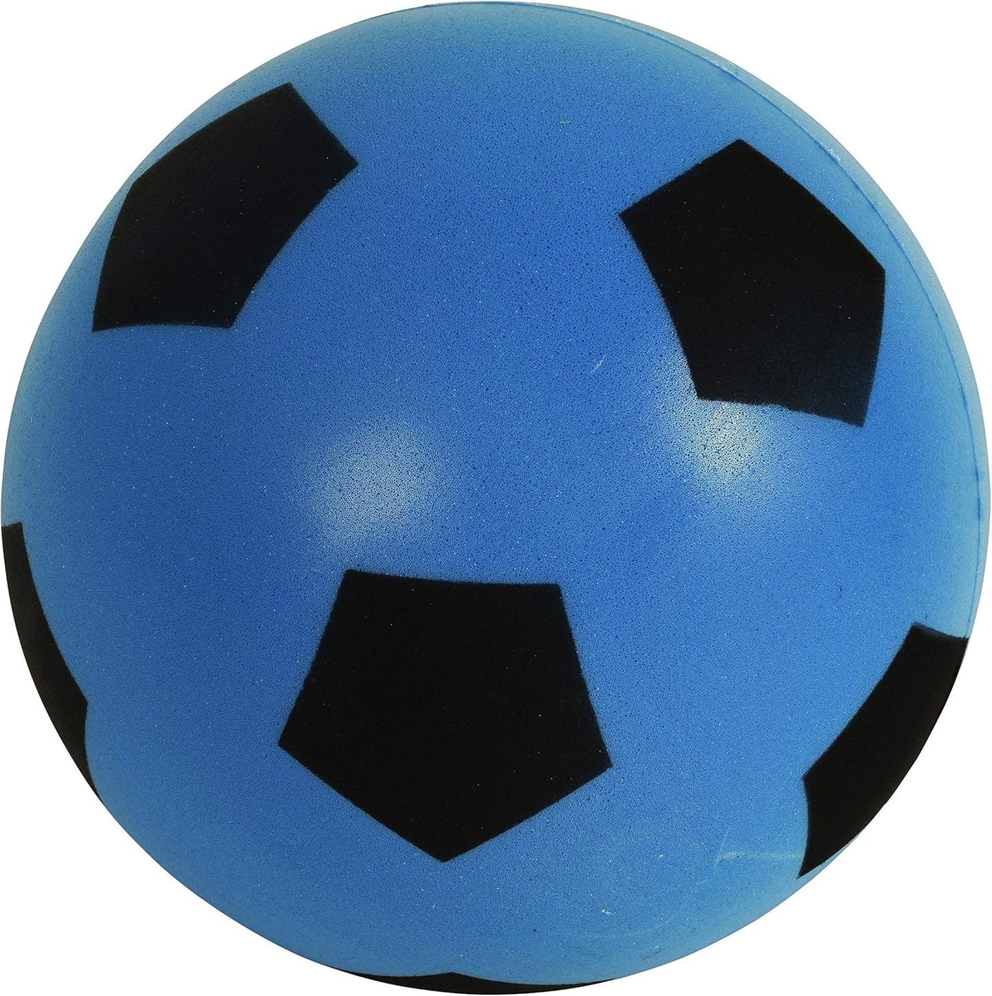 HTI Toys & Games Fun Sport Size 5 Blue Football | Indoor/Outdoor Soft Sponge Foam Soccer Ball Great Fun For Adults And Kids Boys & Girls