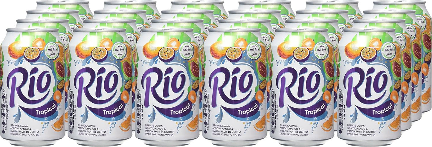Rio Tropical Fruit Juice Drink 330 ml (Pack of 24)