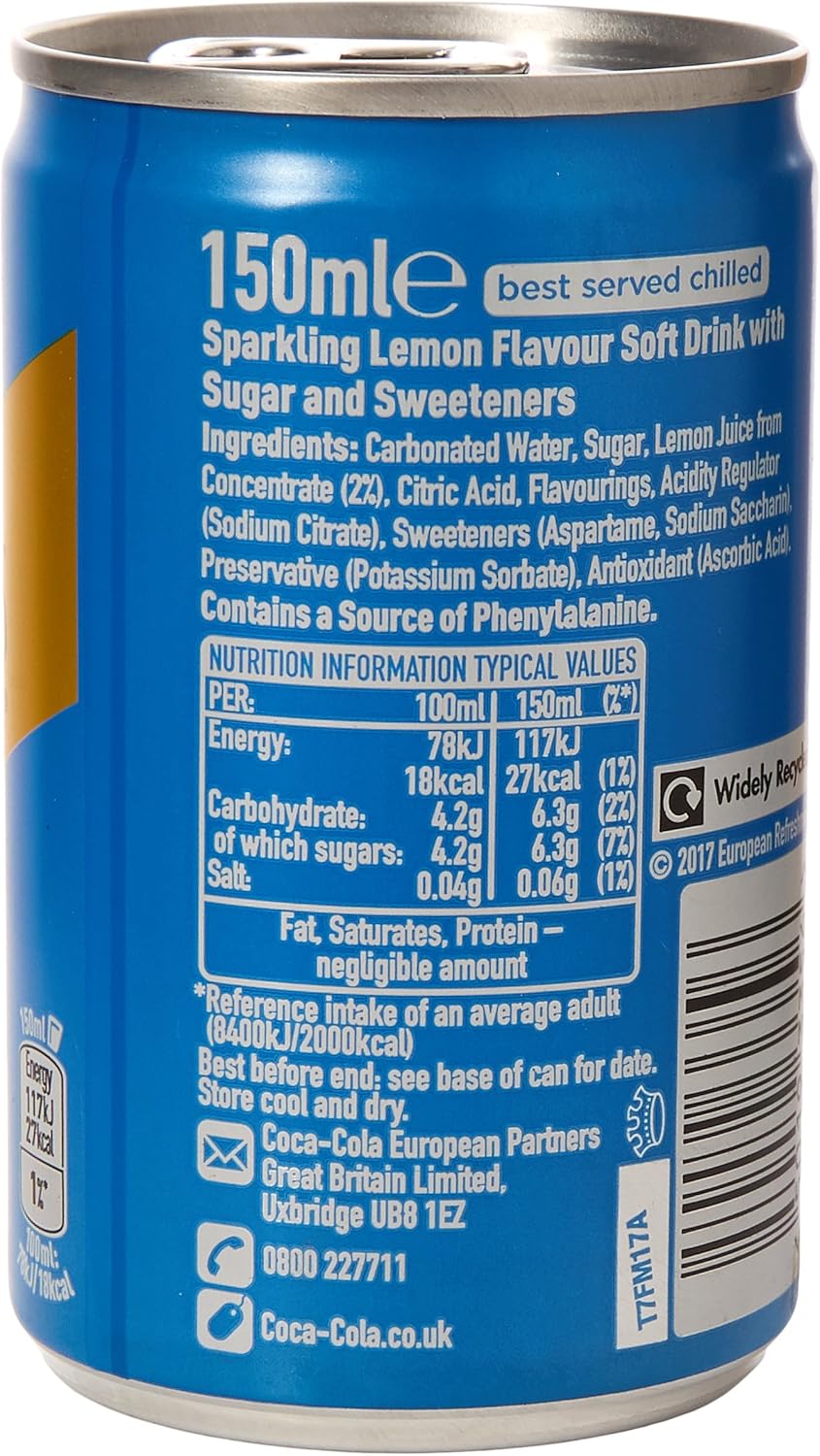 Schweppes Original Lemonade 12 x 150ml
