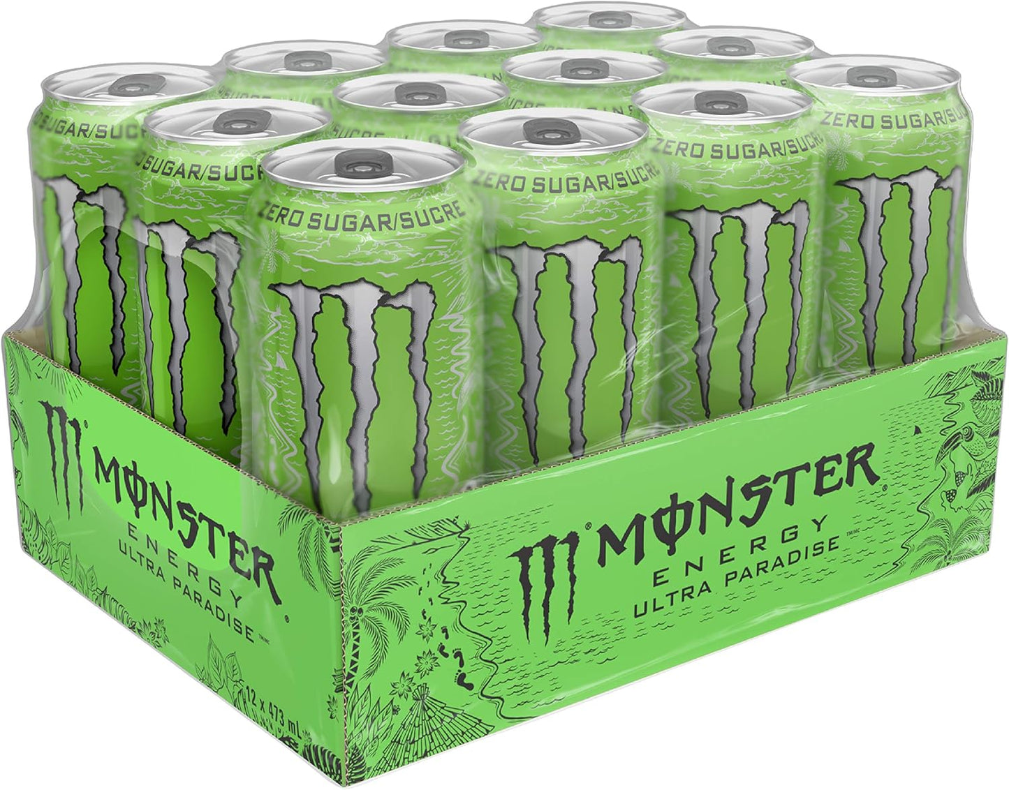 Monster Ultra Paradise Cans, 473mL, 12 Pack