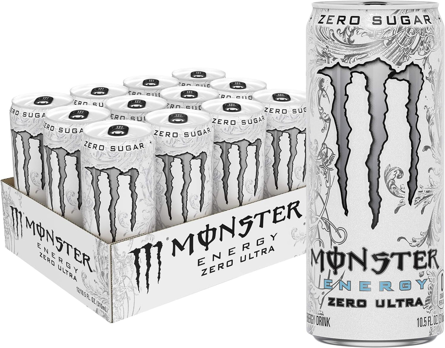 Monster Energy Ultra Rosá sugar-free energy drink, 473 ml (pack of 24).