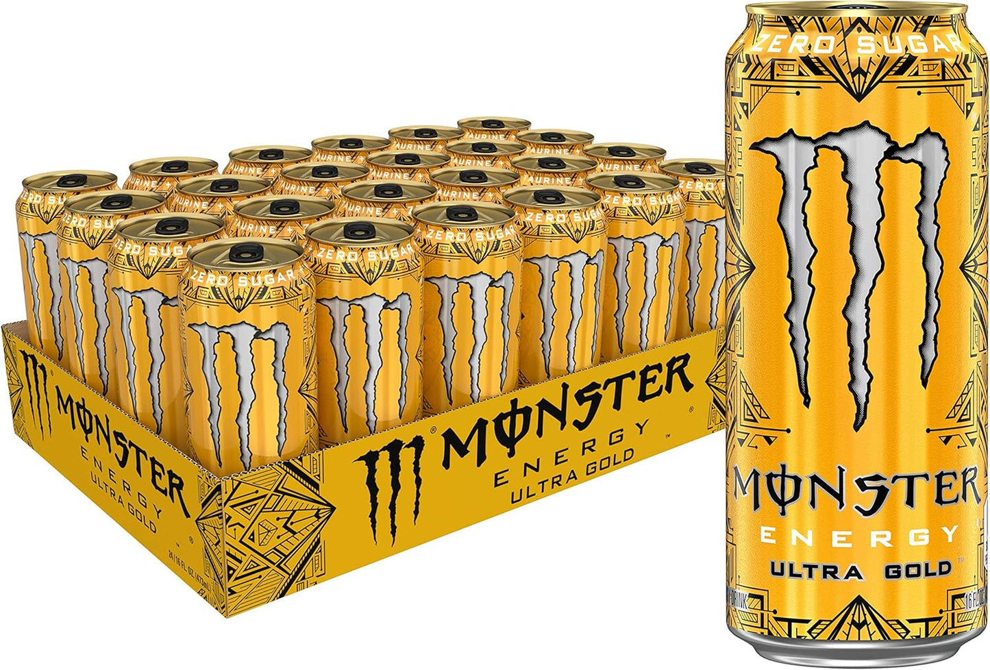 Monster Energy Ultra Rosá sugar-free energy drink, 473 ml (pack of 24).