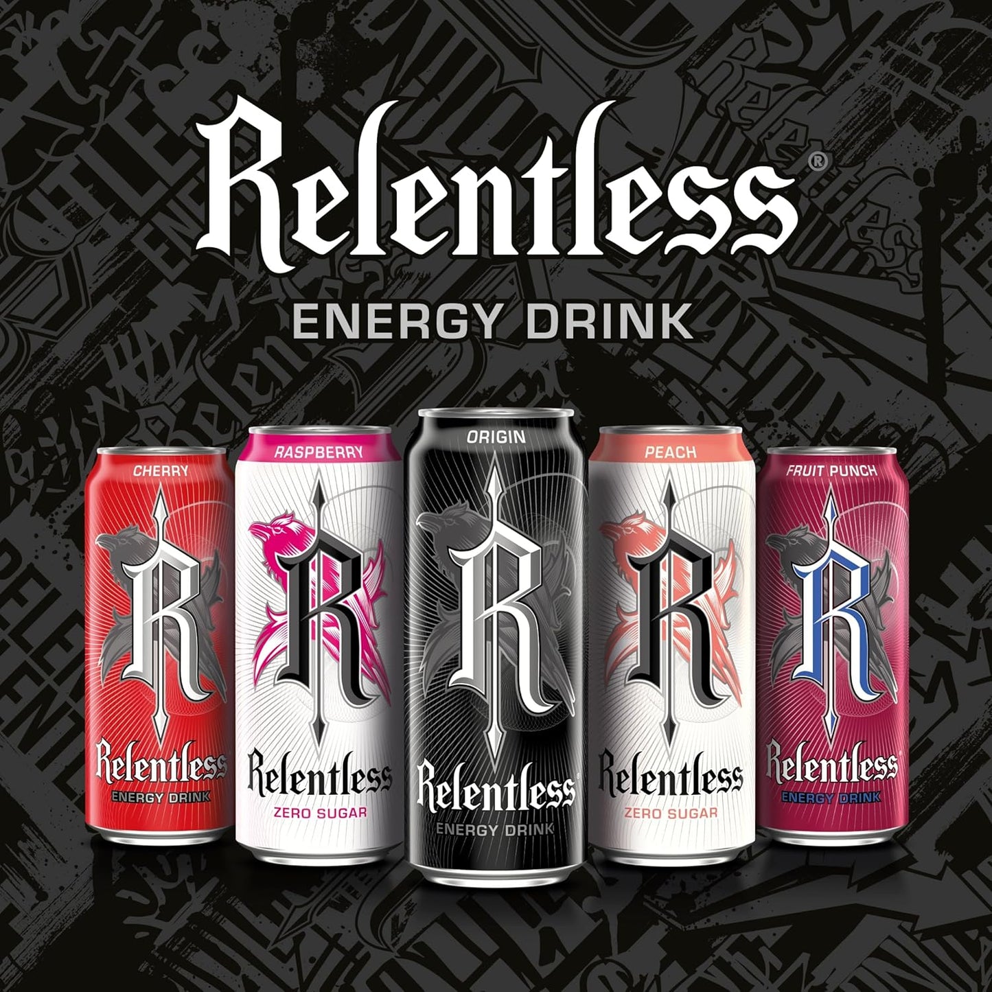 Relentless Can Fruit Punch 500 ml (Pack of 12)