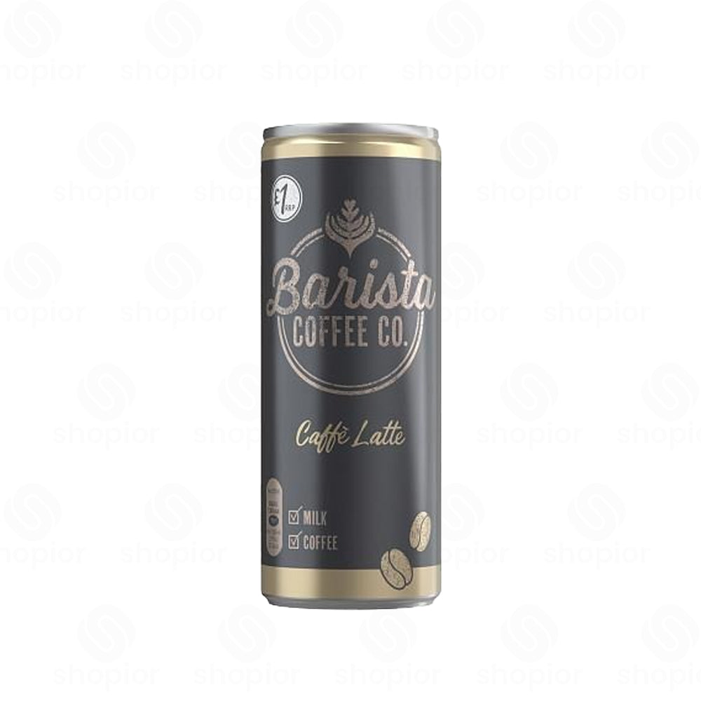 Barista Caffe, Caramel Latte Cans – Read to Drink Milk Coffee 12 x 250ml