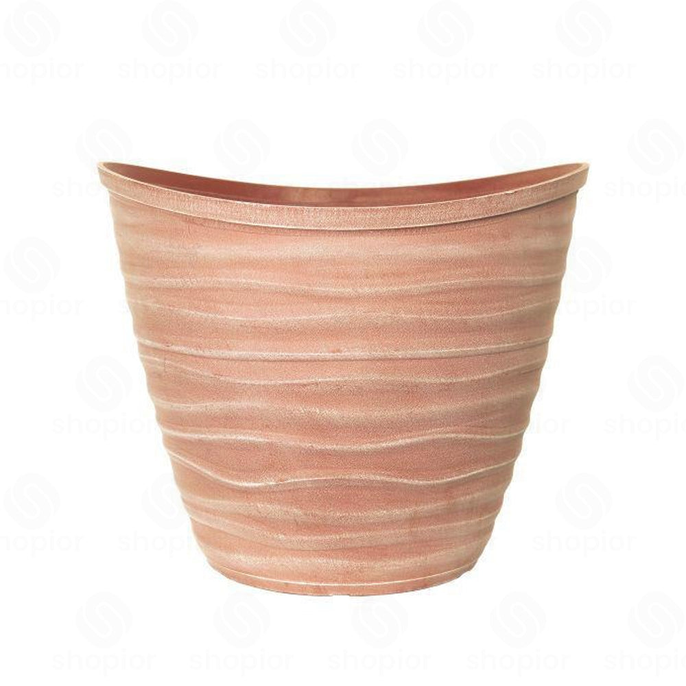 Dune Planter with Rim 48cm & 51cm Oval Garden Plant Pot | Large Outdoor Indoor Planter