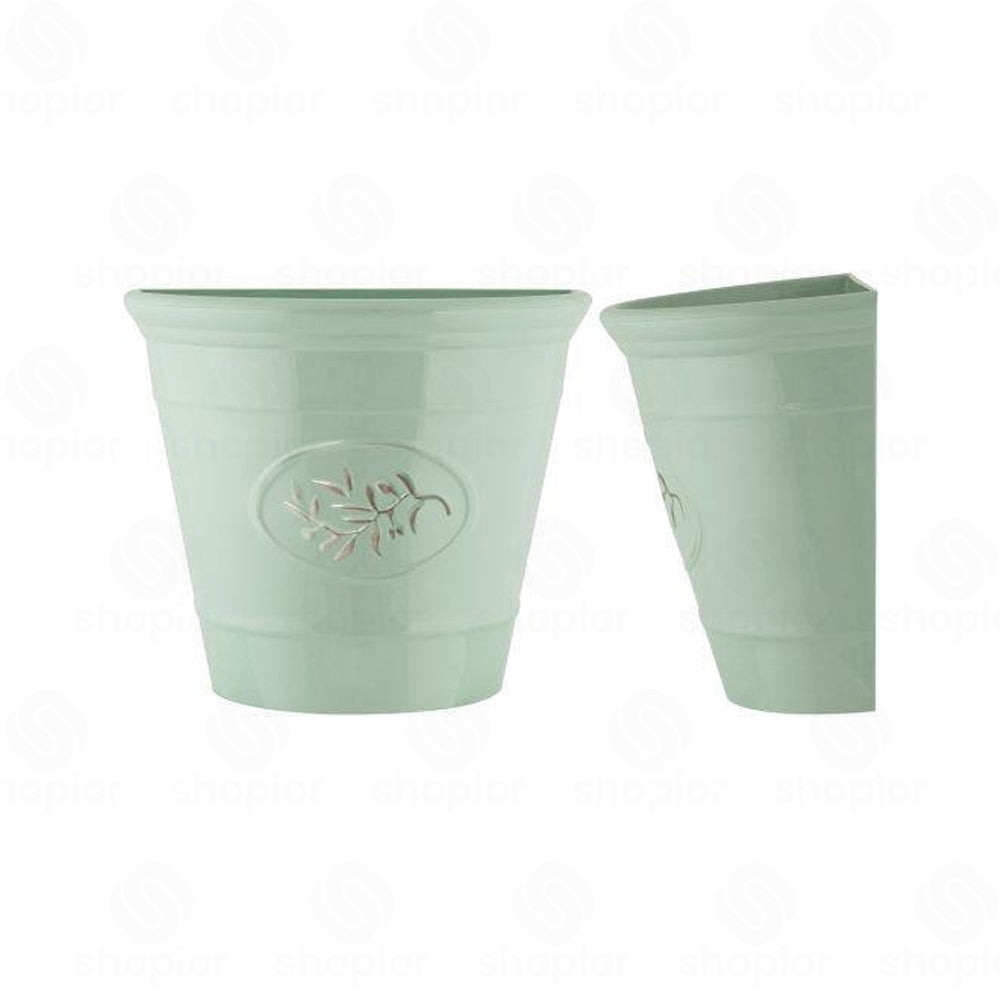 Olive Tall Square Planters 35cm & 40cm with Saucers – Indoor Outdoor Garden Plant Pots