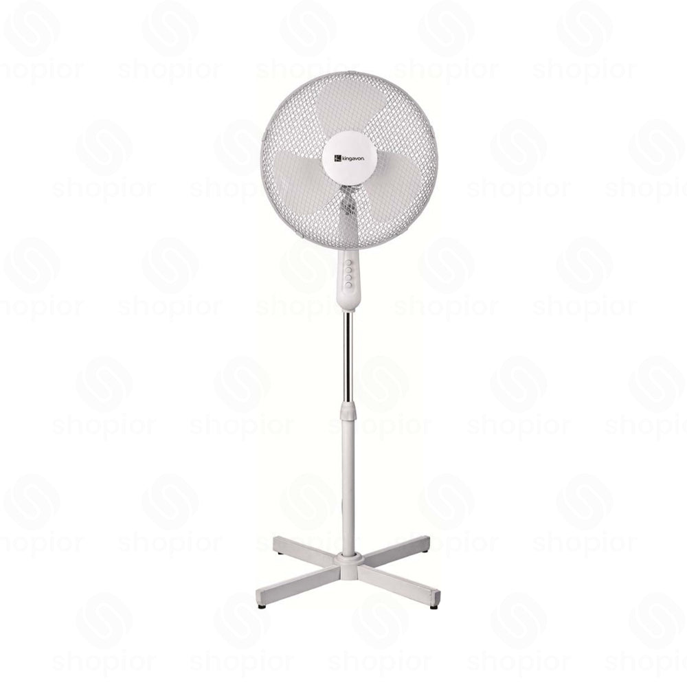 16 Inch Pedestal Fan Standing Floor Fan Oscillating Adjustable 3 Speed Control