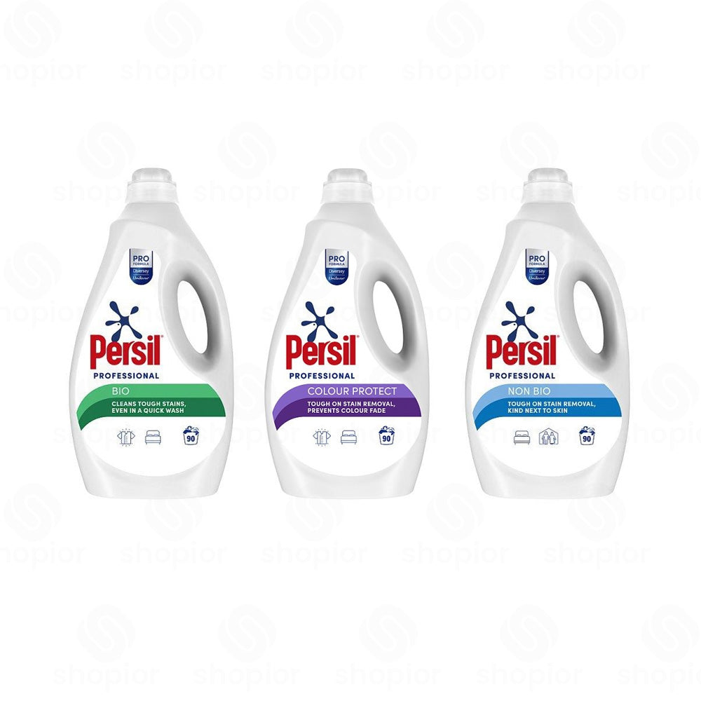 Persil Professional Laundry Liquid Detergent 4.95L | Bio, Non Bio & Colour Protect