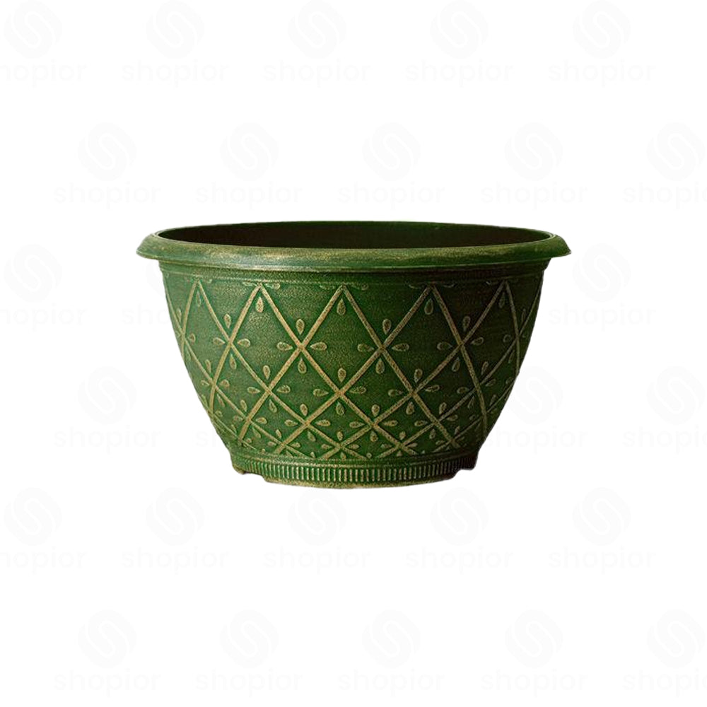 Prisma Bowl Planter 25cm (10”) 4L – Stylish Indoor & Outdoor Plastic Garden Plant Pot