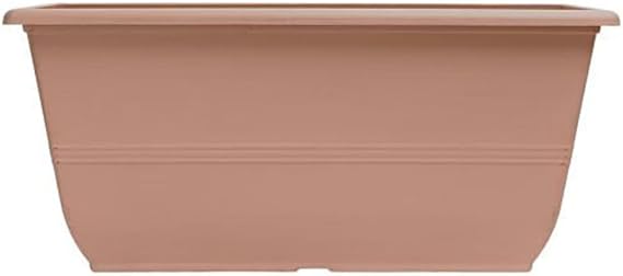 Peach Terracotta Plastic Plant Pots 30cm (12 Inch)– 10L Round Garden Planters