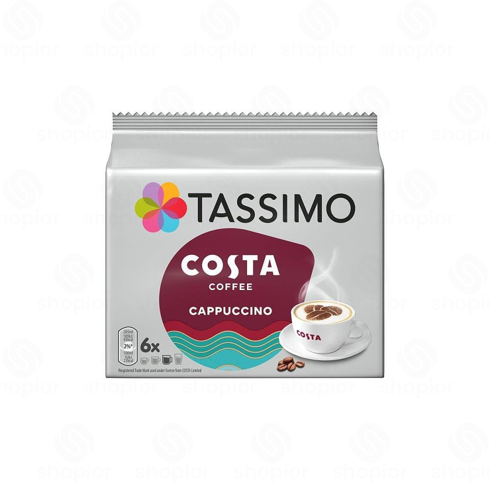 Tassimo Costa Coffee Pods – Cappuccino, Latte & Americano Barista Style Coffee