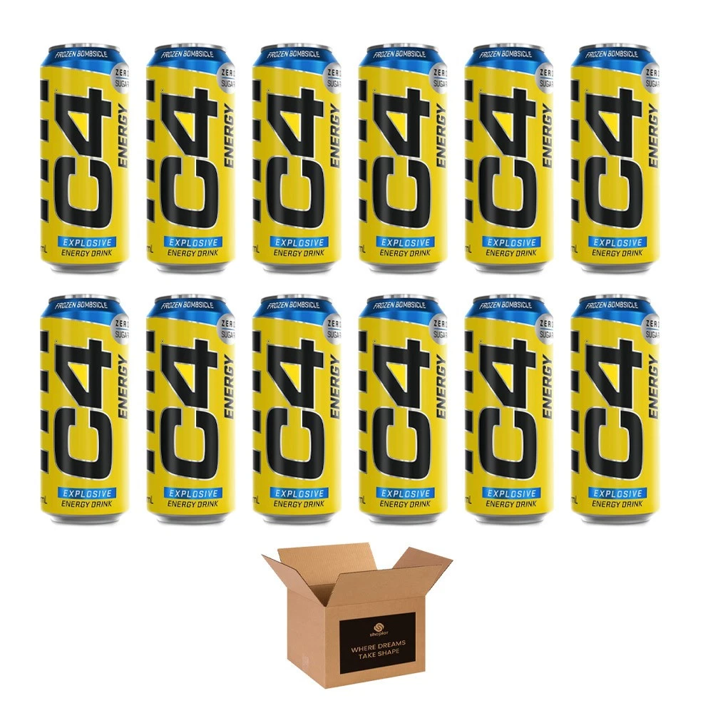 C4 Performance Energy Drink 500ml – Sugar Free Energy Boost with 160mg Caffeine, 1050mg Taurine & 250mg Betaine | Explosive Energy, Great Taste, Zero Sugar