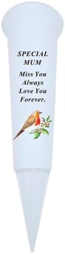Special Nan Verse Graveside Memorial Grave Spiked Flower Vase