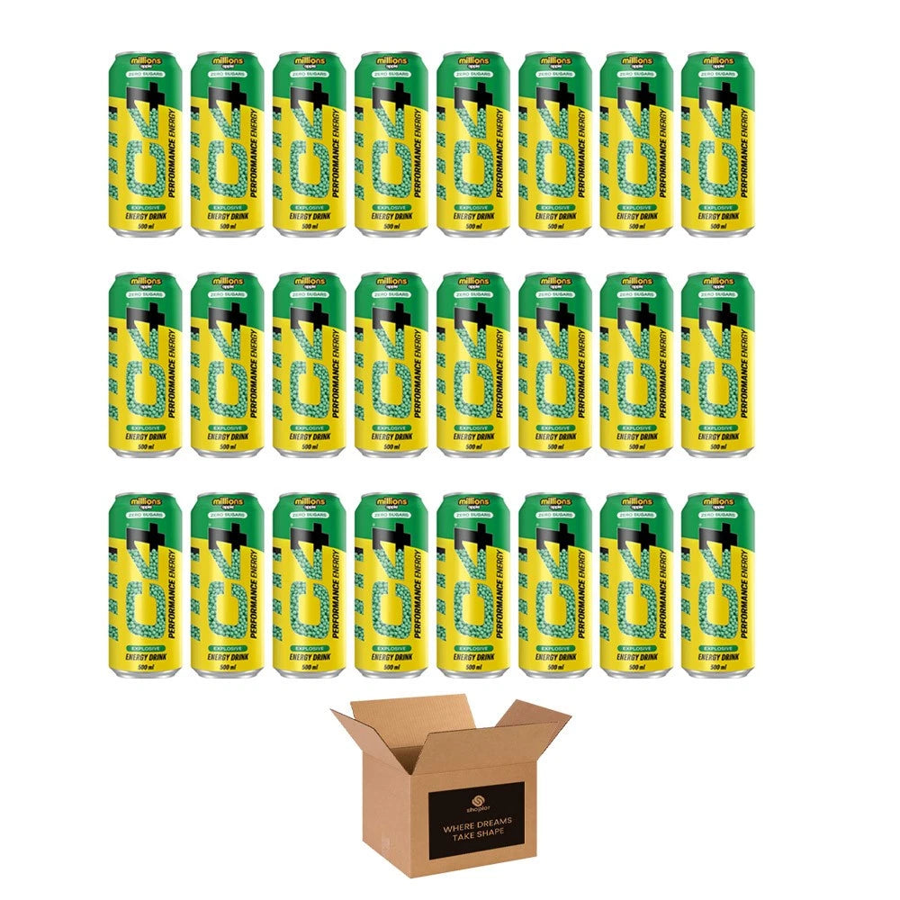 C4 Performance Energy Drink 500ml – Sugar Free Energy Boost with 160mg Caffeine, 1050mg Taurine & 250mg Betaine | Explosive Energy, Great Taste, Zero Sugar