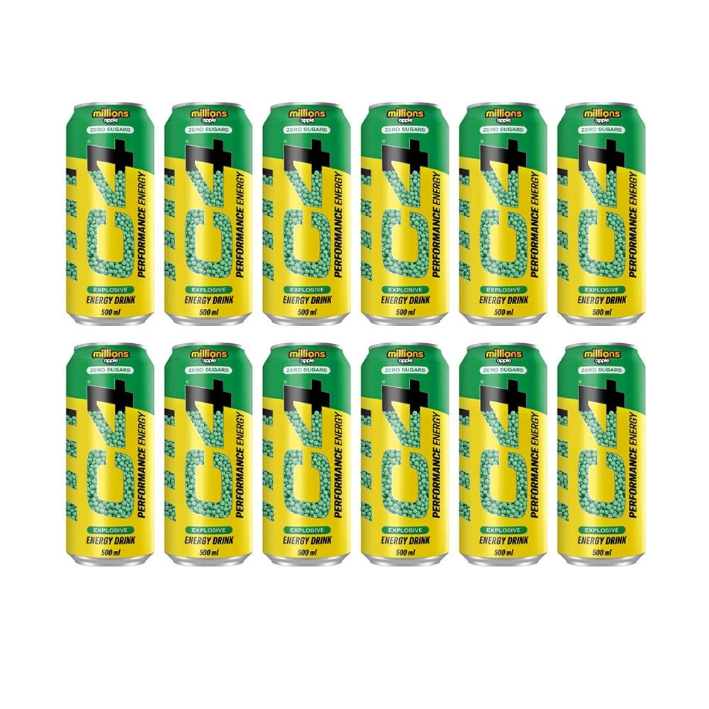 C4 Performance Energy Drink 500ml – Sugar Free Energy Boost with 160mg Caffeine, 1050mg Taurine & 250mg Betaine | Explosive Energy, Great Taste, Zero Sugar