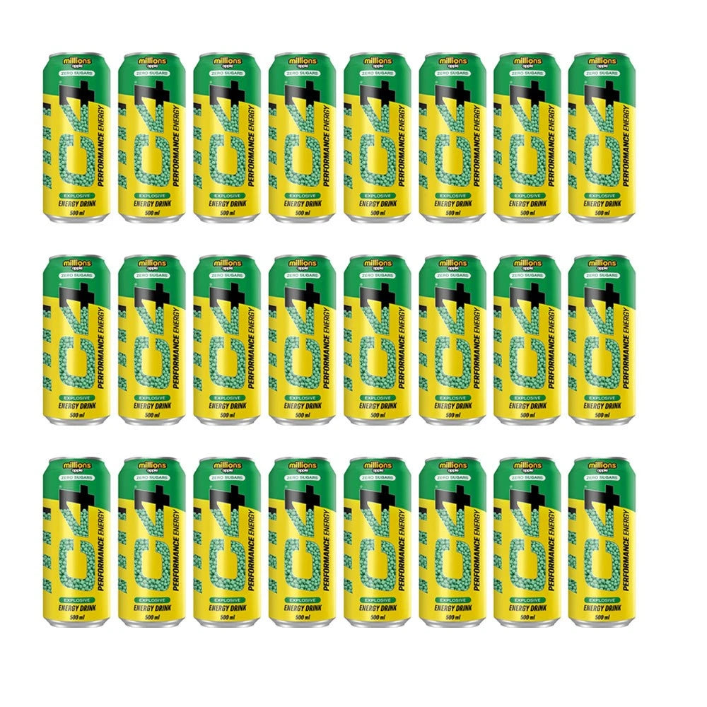 C4 Performance Energy Drink 500ml – Sugar Free Energy Boost with 160mg Caffeine, 1050mg Taurine & 250mg Betaine | Explosive Energy, Great Taste, Zero Sugar