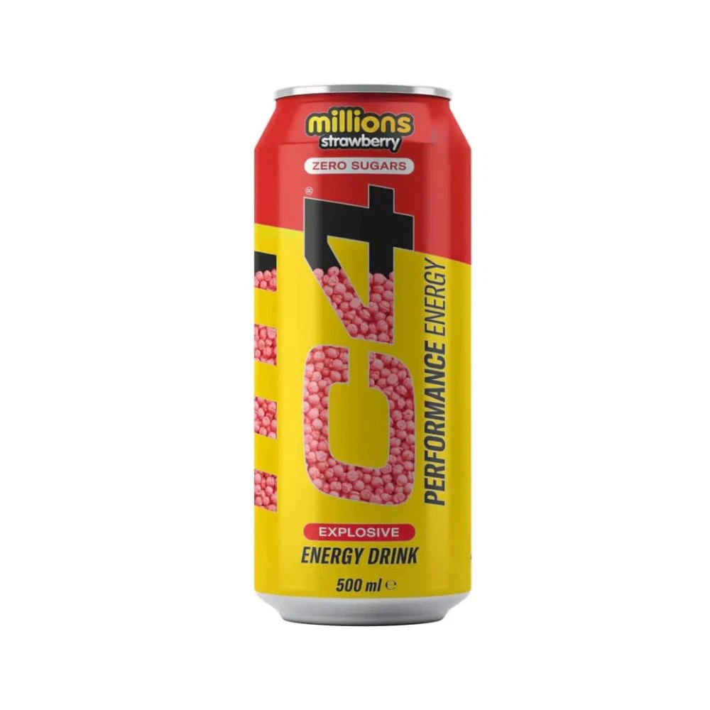 C4 Performance Energy Drink 500ml – Sugar Free Energy Boost with 160mg Caffeine, 1050mg Taurine & 250mg Betaine | Explosive Energy, Great Taste, Zero Sugar