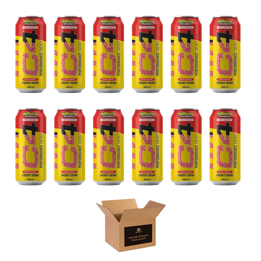 C4 Performance Energy Drink 500ml – Sugar Free Energy Boost with 160mg Caffeine, 1050mg Taurine & 250mg Betaine | Explosive Energy, Great Taste, Zero Sugar