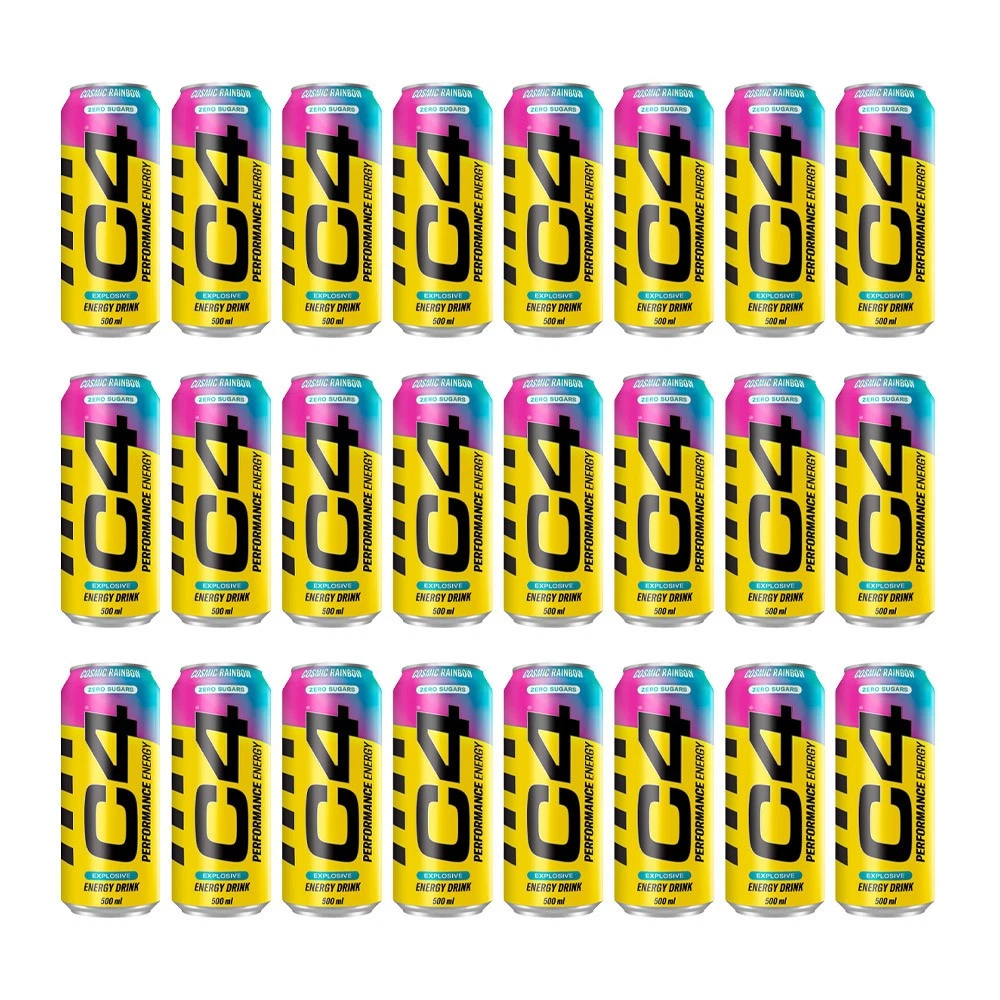 C4 Performance Energy Drink 500ml – Sugar Free Energy Boost with 160mg Caffeine, 1050mg Taurine & 250mg Betaine | Explosive Energy, Great Taste, Zero Sugar