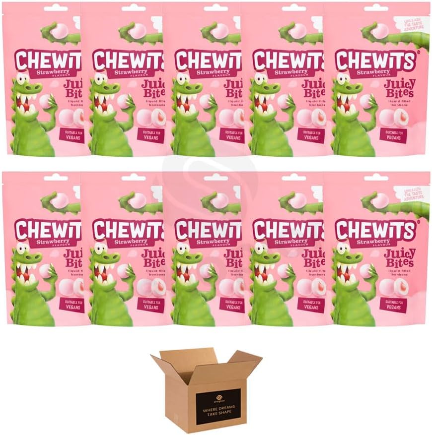 Juicy Bites – Blue Raspberry, Apple, Lemon Sour | Fruity Chewy Sweets Candy Bars