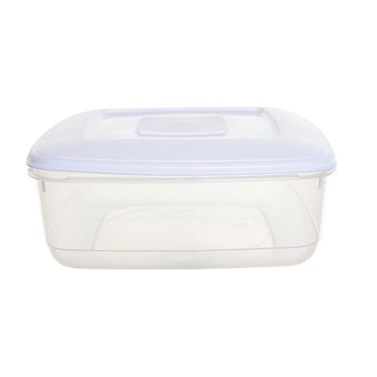 shopior 7L Clear Plastic Food Storage Container with Airtight Lid | Kitchen Food Box for Meal Prep, Dry Food, Flour, Rice, Pasta & Cereal – Xmas Cake Storage Box - (Pack of 1)