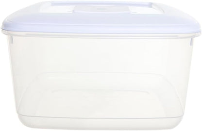 10L Airtight Food Storage Container with Lid – BPA-Free Plastic Square Box | Fridge, Freezer, Microwave & Dishwasher Safe | Dry Food, Flour, Cereal, Pasta, Meal Prep Organizer (Pack 2)