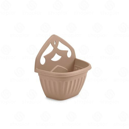 Athens Wall Planter 32cm – Decorative Ribbed Indoor & Outdoor Wall Mounted Plant Pot for Flowers