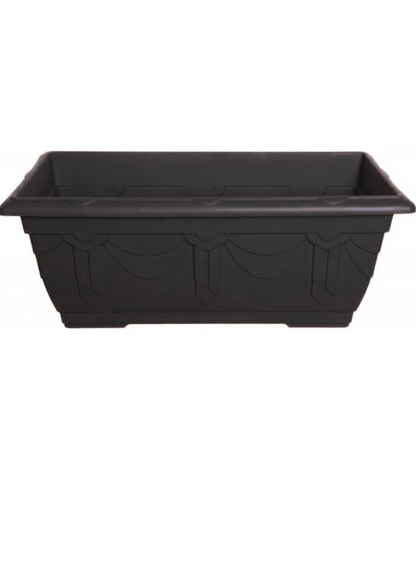 Whitefurze G02064 60cm Venetian Patio Planter - Forest Green