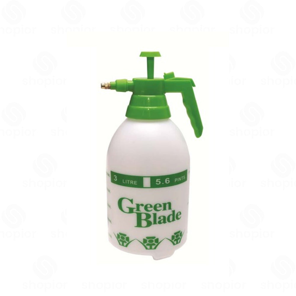 3L Portable Pressure Sprayer with Adjustable Nozzle – Hand Pump Garden Spray Bottle for Plants, Lawn Care & Weed Killer – Heavy-Duty Compact Sprayer