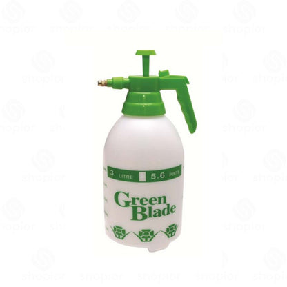3L Portable Pressure Sprayer with Adjustable Nozzle – Hand Pump Garden Spray Bottle for Plants, Lawn Care & Weed Killer – Heavy-Duty Compact Sprayer