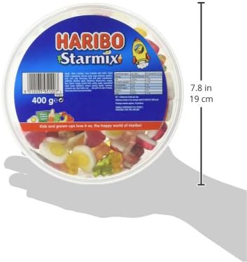 HARIBO Starmix – Gummy and Foam Sweets – 400g Sharing Tub