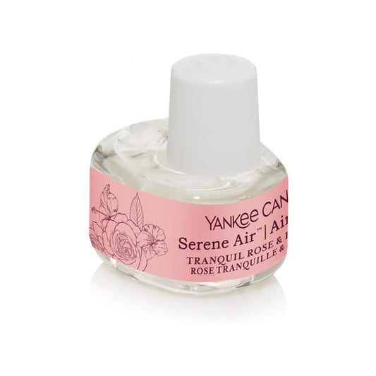 Air Diffuser Fragrance Refill | Natural Fragrances with Essential Oils | Scented Refills | Up to 4 Weeks of Long Lasting Scent - 17ml (Single - Pack 1, Tranquil Rose & Hibiscus)