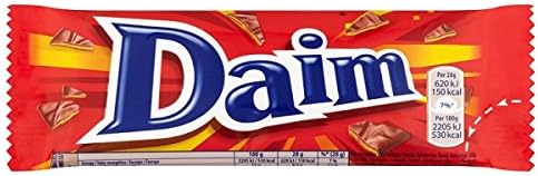 Daim Chocolate Bars 28g (Pack of 12)