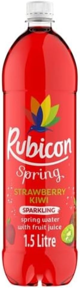 Rubicon Spring Vits Black Cherry Pomegranate Still Vitamin Water - 15 Calories per bottle for healthy hydration - Drinks Multipack 12 x 500ml Bottles