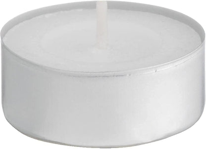 Baltus Pack of 20 Unscented Wax Night Lights Tealights Candles 8 Hour Burn Time