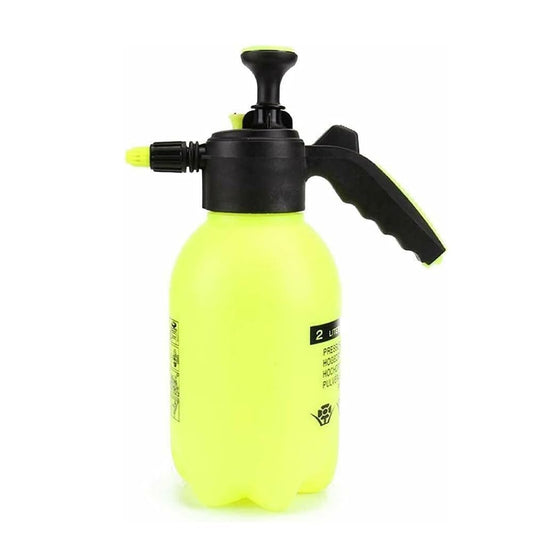 2L Garden Pressure Sprayer Bottle | Handheld Pump Action Water Spray, Adjustable Nozzle | Compact Weed Removal & Plant Mister | Heavy Duty Hand Pump for Indoor Outdoor Plants, Lawn, Greenhouse, Car Cl