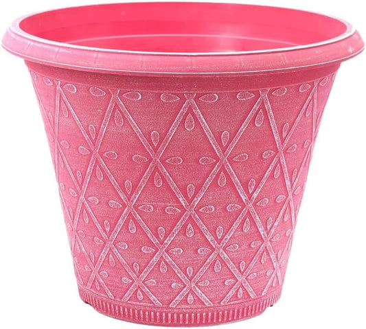 Plastic Prisma Planters | Festive Garden Planting 9L – Round Garden Plant Pots