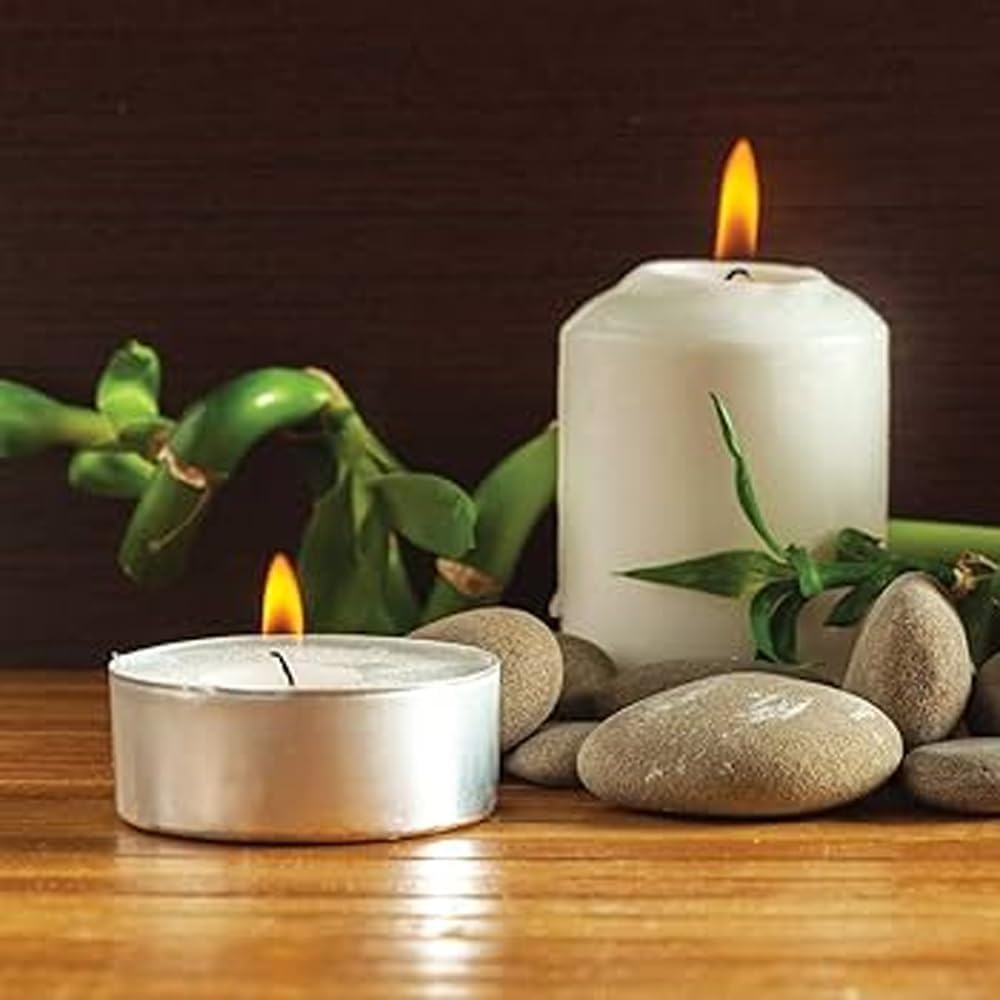 Fresh Scented Unscented Fancy Tealight Candles - Refreshing and Soothing Fragrances | 8 Hour Long Lasting Burn Time | Premium Quality Home Decoration Tealights (3-Assorted-Packs)