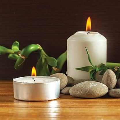 Fresh Scented Unscented Fancy Tealight Candles - Refreshing and Soothing Fragrances | 8 Hour Long Lasting Burn Time | Premium Quality Home Decoration Tealights (3-Assorted-Packs)