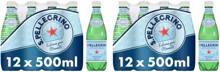 San Pellegrino Sparkling Natural Mineral Water 12x500ml
