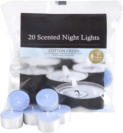 Pride Home & Garden PHG Fresh Scented Tealight Candle 8 Hour Burn Time Long-Lasting Set Fancy Decor Premium Quality (Vanilla and Sandalwood) (PHG-FSTC_8HRS)