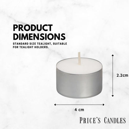 Price's Candles 2 x 50 Pack Sentinel Range 8 Hour Tealights Bags | Perfect Long Burning Tea Lights for Home, Catering or General Use | 100 Standard Size Long Burning Tea Lights