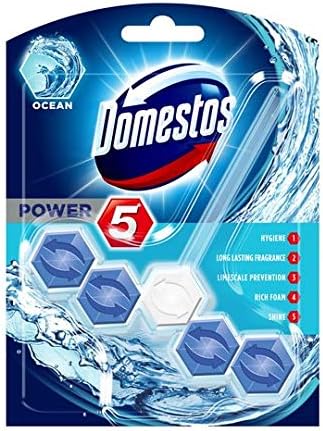 Domestos Power 5 Ocean Block Toilet Rim Cleaner 55g (12 Pack)