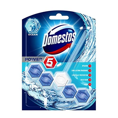 Domestos Power 5 Ocean Block Toilet Rim Cleaner 55g (12 Pack)