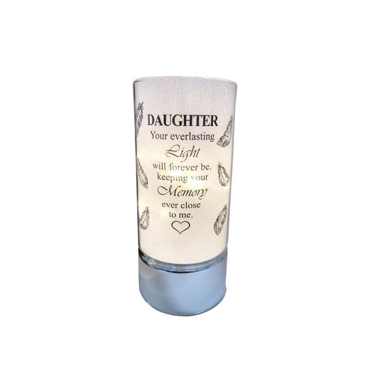 David Fischhoff Family Members Light Up Memorial Light Tube Sparkly Shimmering Indoor Decoration Daughter